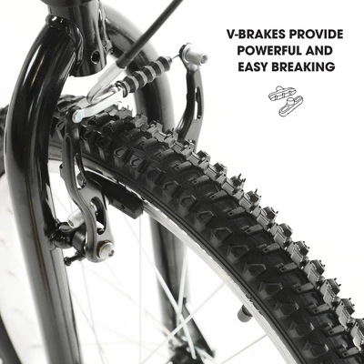 Decathlon Btwin Rockrider ST100 Mountain Bike 20" Kids 3'11" To 4'5", White - Image 4