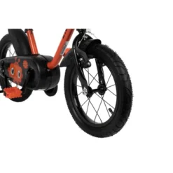 Decathlon Btwin Btwin Robot 500 Bike With Training Wheels 14'' 3'1" To 3'7" Kids - 14", Orange