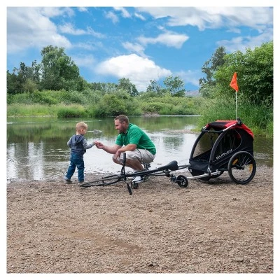 Burley Honey Bee Kids' Bike Trailer - Red - Image 10