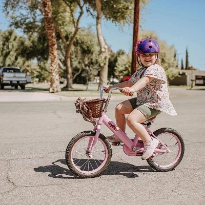 Joystar Vintage Training Wheel Basket Bicycle, Ages 2 To 7, Bike For Any Kid, Boy Or Girl, 12 Inch Wheels, Ivory - Image 4