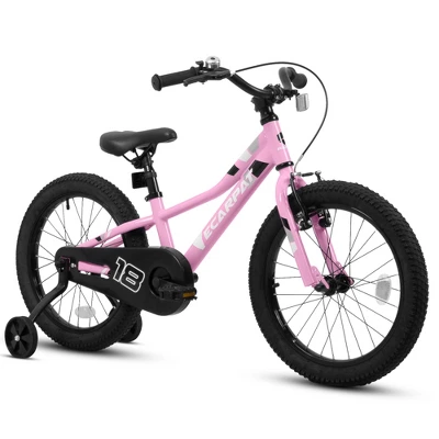 TopComfy Bicycles Kids Bike 18 Inch Wheels With Training Wheels V Brake And Coaster Brake For Safe Riding, 49.5"*21.6"*28.3" - Image 5