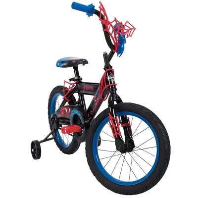 Huffy Marvel 16" Spider-Man Kids' Bike - Blue - Image 2