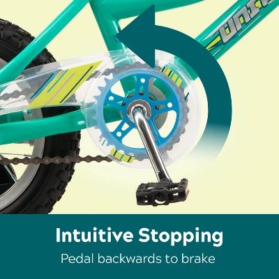 Pacific Unisex Unity 12" Kids' Bike - Teal Blue - Image 9