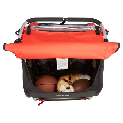 Burley Honey Bee Kids' Bike Trailer - Red - Image 7