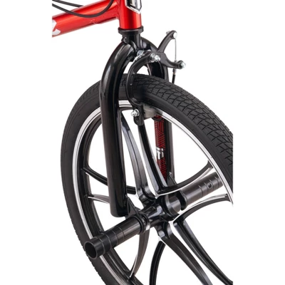 Mongoose Index Mag 20" Kids' Freestyle Bike - Red - Image 4