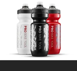 PRO BIKE TOOL 24OZ Insulated Bike Water Bottle All Fitness And Cycling, Gray