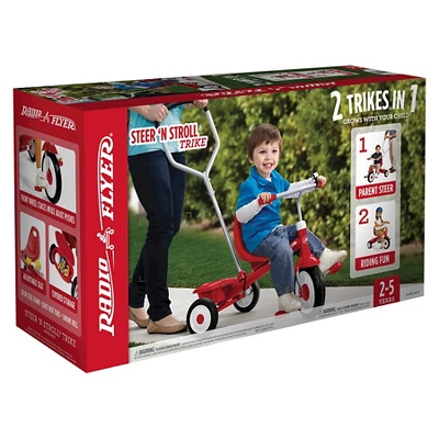 Radio Flyer Steer And Stroll Trike - Red - Image 8