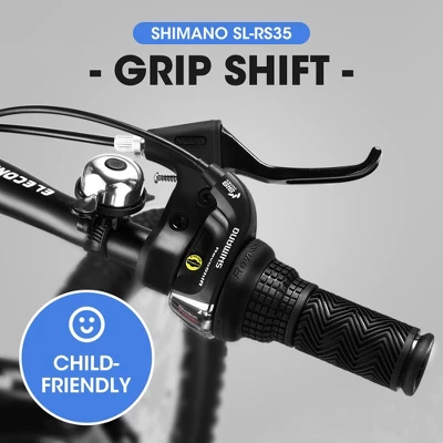 Gulches Kids Bike For Ages 6-12, 20"×2.125" Tires, 7-Speed Drivetrain, Front Disc/Rear V-Brake, Suspension Fork, Ergonomic Steel Frame - Image 5