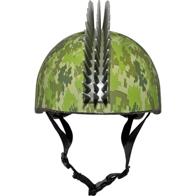 Raskullz Digital Camo Mohawk Child Helmet - Green - Image 2