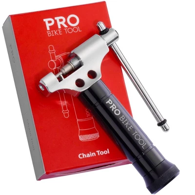 PRO BIKE TOOL Universal Chain Tool With Spare Pushing Pin - Compatible With 8-12 Speed Chains Chain Splitter - Black - Image 2