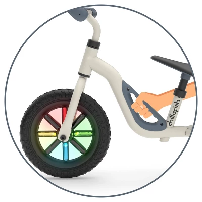 Chillafish Charlie Glow 10" Kids' Light Up Balance Bike - Image 2