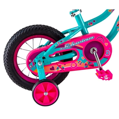 Schwinn Duet 12" Kids' Bike - Teal Blue - Image 4