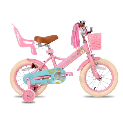 JOYSTAR Little Children Girls Bike For Kids With Doll Carrier, Basket, Training Wheel - Image 13