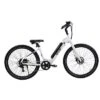 GOTRAX Adult Euro City 27.5" Step Through Electric Hybrid Bike - White