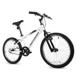 Decathlon Btwin Rockrider ST100 Mountain Bike 20" Kids 3'11" To 4'5", White