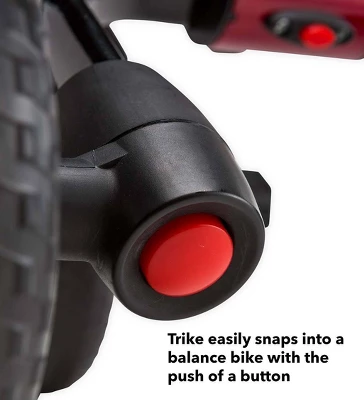 HearthSong 2-in-1 Lightweight Folding Tricycle And Balance Bike For Beginning Riders - Image 7