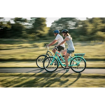 Schwinn Adult Mendocino 26'' Step Through Electric Bike - Matte Blue - Image 15