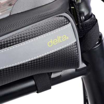 Delta Cycle Top Tube Phone Bike Bag - Black