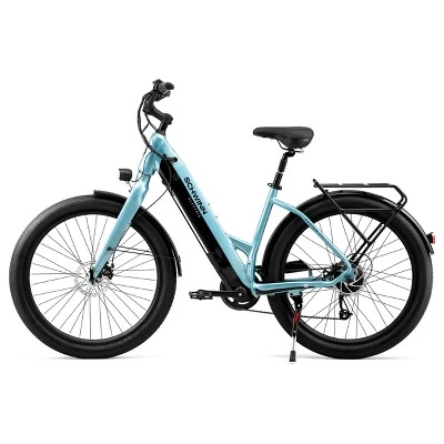 Schwinn Adult Coston DX 27.5" Step Through Hybrid Electric Bike - Image 2