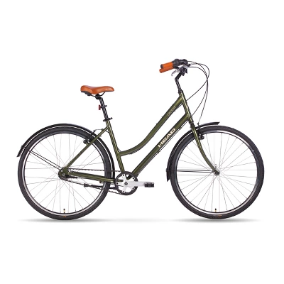 HEAD Groove 700c Belt Drive City Bike, Moss Green - Image 9