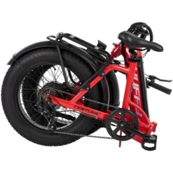 Huffy Centuric Folding Step Through Electric Bike - Red