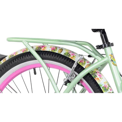 Kent Margaritaville 26" Cruiser Bike - Light Mint Green/Pink - Image 3