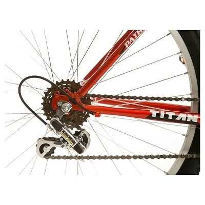 TITAN Men's Pathfinder 26" Mountain Bike - Red - Image 10