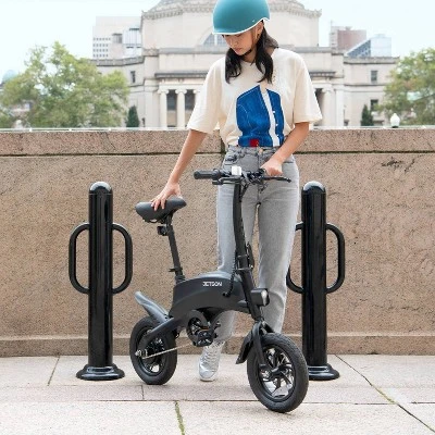 Jetson Axle 12" Foldable Step Over Electric Bike - Black - Image 5