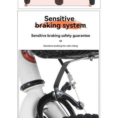 Gulches Kids' Bike For 5-10 Years Old (39-49" Rider Height), Durable Steel Frame, Rear Coaster & Front V-Brakes, 85% Pre-Assembled - Image 4