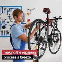 Bike Repair Stand - Foldable Home Bike Stand For Maintenance Of Road Bike & Mountain Bike - Height Adjustable Portable Bike Work Stand - Homeitusa