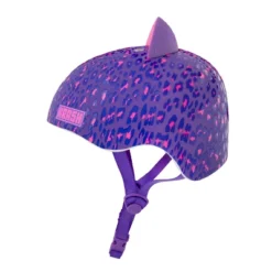 Krash! Youth Leopard Kitty Helmet - Purple