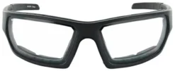 Mountain Shades Roscoe Safety Glasses - Matte Black, Clear Lens