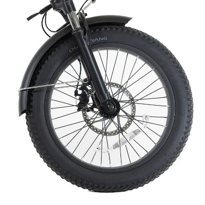 GOTRAX Adult F2 20" Step Through Electric Folding Bike - White - Image 2