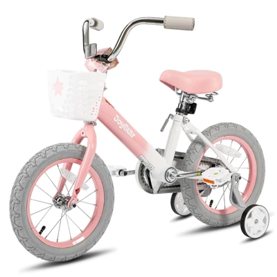 JOYSTAR Vintage Kids Bike With Training Wheels & Basket - Image 2