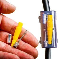 PRO BIKE TOOL Floor Bicycle Pump With Gauge Up To 160 PSI / 11 Bar Pressure, Black