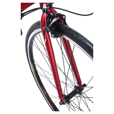Schwinn Men's Volare 1400 700c/28" Drop Bar Road Bike - Red - Image 3