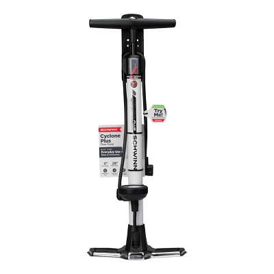 Schwinn Cyclone Plus Bike Pump - White