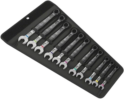 Wera 6003 Joker 11 Piece Combination Wrench Bike Tool Set, Works W/ 2go System