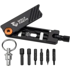 Wolf-tooth Wolf Tooth 6-Bit Hex Wrench Multi-Tool With Keyring - Orange