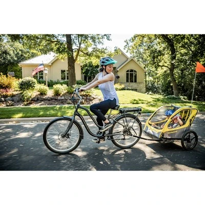 Schwinn Adult Mendocino 26'' Step Through Electric Bike - Matte Blue - Image 8