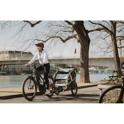 Burley D'Lite X Double Kids' Bike Trailer - Image 9