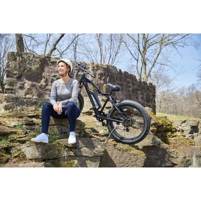 Go Power Bike 26" Go Speed Step Over Electric Mountain Bike - Black - Image 7