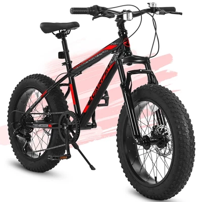 KTMBDW Kids Mountain Bike, 20 Inch Fat Tire Bike For Teen Ages 6-14 Year Old, Bicycle With Wide Tires And 7 Speed Drivetrain - Image 11