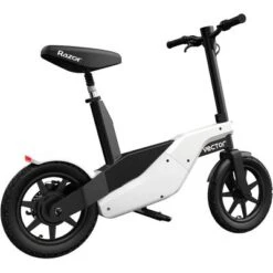 Razor Vector Step Over Electric Scooter - White