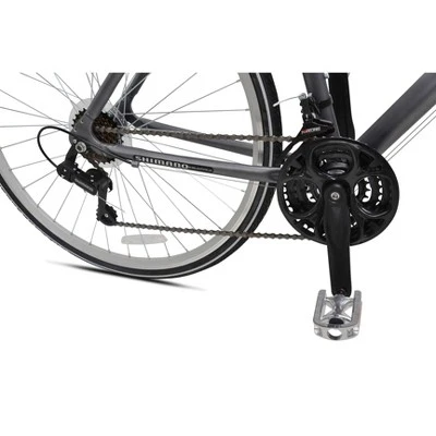 Kent Men's Ridgeway Sport 700c/28" Hybrid Bike - Gray - Image 4