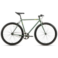 AVASTA BA9002WF-4 700C 54 Inch Single Speed Loop Fixed Gear Urban Commuter Fixie Bike With High-TEN Steel Frame For Adults 5' 6" To 5' 11", Green