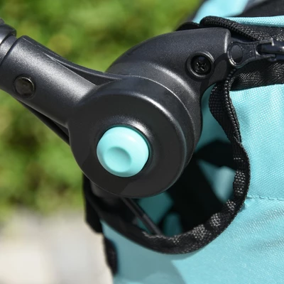 Aosom Bike Trailer For Kids 3 In1 Foldable Child Jogger Stroller Baby Stroller Transport Carrier Rubber Tires Kid Bicycle Trailer - Image 5