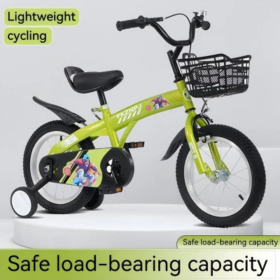HTUTWOO Sporty Kids Bike, With Training Wheels And Stand Adjustable Saddle Suitable, For Boys And Girls Aged 4-8 Years - Image 2