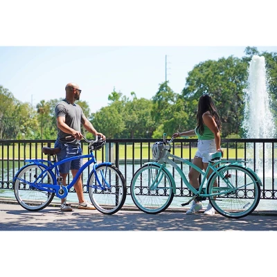 Kent Women's Belmar 26" Cruiser Bike - Teal Blue - Image 6