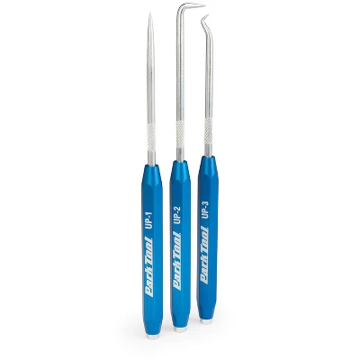 Park Tool UP-SET Pick Up Set Blue 1-Straight 1-Hook 1-90 Degree Pick
